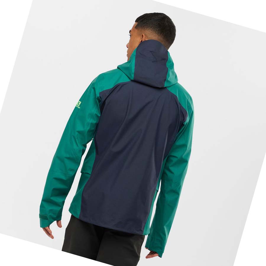 Chaquetas Salomon OUTPEAK GORE-TEX WATERPROOF 3L Hombre Verdes | MX 3276NWY